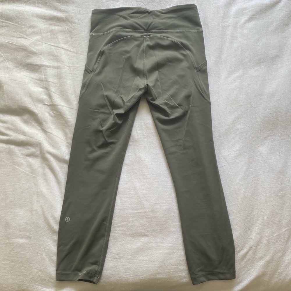 Lululemon 3/4 Length Leggings in Sage Green
